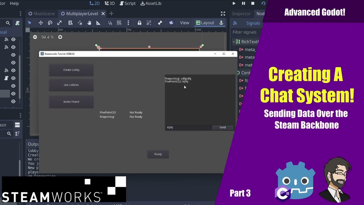 Creating A Chat System Using Steams Backbone! Steamworks With Godot ...