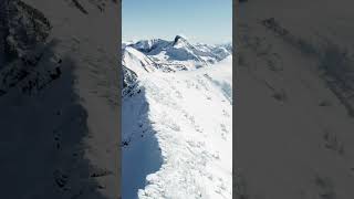 Snow capped mountain during winter