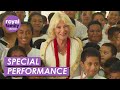 Children Perform Delightful Concert For Queen Camilla in Samoa