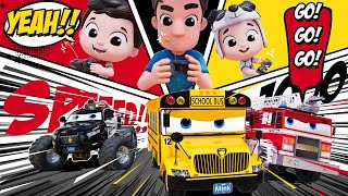 Go, go, Trucks! Toy Cars Race + More Kids Songs & Cartoons for Kids by #appMink Kids Song & Nursery