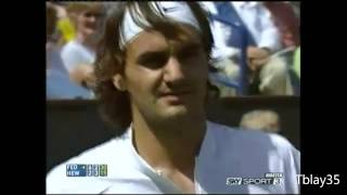 Pacific Life Open 2005= Roger Federer Incredible Shot (HD)