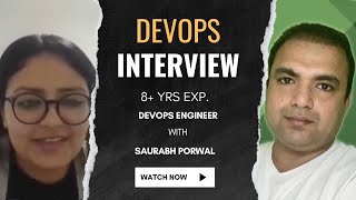 Excellent Interview 8yrs exp DevOps Engineer #devopsinterview #devopsengineer #interview #awsproject