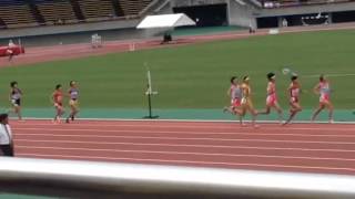 H26 福岡県新人陸上1日目 女子1500m予選2組