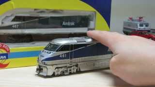 Product Review - Athearn HO Scale F59PHI - Amtrak Numbers 461 \u0026 467