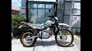 YAMAHA SEROW250 DG17J - ヤマハ セロー250 - Y'sGEAR PRUNUS製スリップオンマフラー、SP忠男製パワーボックスエキゾーストパイプ 装備