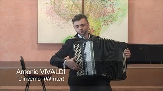 Vivaldi: Winter ACCORDION Concerto No 4 F minor Op. 8 RV 297 