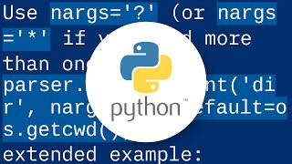 Argparse optional positional arguments?