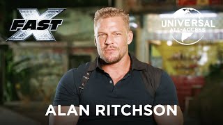 The Complex Character of Aimes (Alan Ritchson) | Fast X | Behind the Scenes