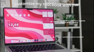 22 WAYS to customize your macbook (organization + customization tips and tricks)