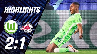 Dank Baku & Nmecha: Wölfe feiern 1. Sieg! | Wolfsburg - Salzburg | Highlights | Champions League