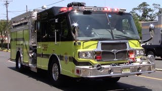 Point Pleasant Beach Fire Department Engine 4211 Responding 7-4-20