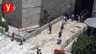 תיעוד מתפיסת חשוד בתכנון פיגוע בירושלים