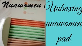 UNBOXING NUAPADS #nuawomen  #Nuapads Nua Sanitary Pads | Customisable, Rash-free,  no Leakage