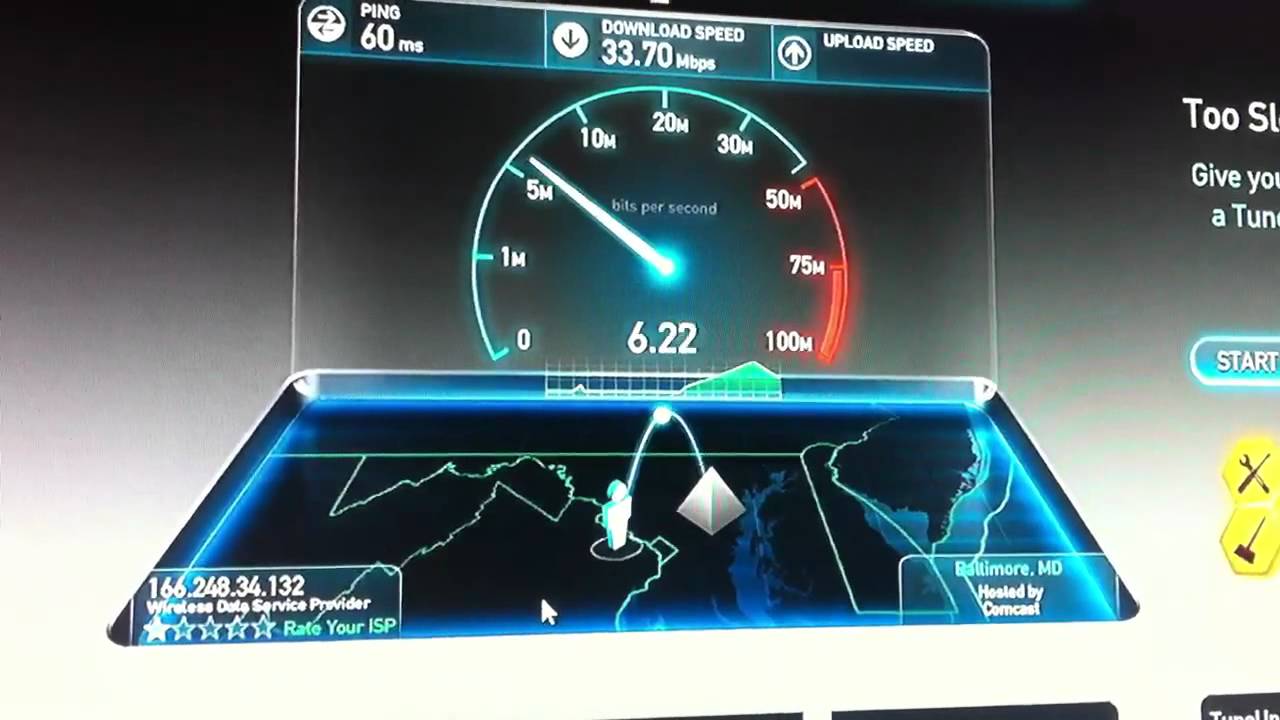 Verizon 4G LTE Speed Test - YouTube