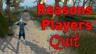 10 Popular Reasons Players Quit RuneScape