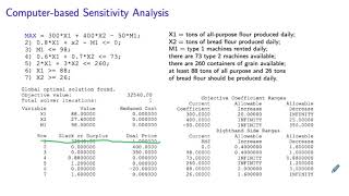 Computer-based Sensitivity Analysis
