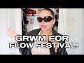 GRWM for FLOW festival!