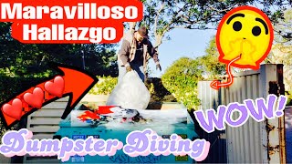 DUMPSTER DIVING ♻️ MARAVILLOSO HALLAZGO  😳LOCURA TOTAL LO QUE  ENCUENTRAS  EN LA BASURA EN  USA 🇺🇸🫢