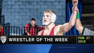 Stanford's Nathan Traxler picks up his second Pac-12 Wrestler of the Week honors this season