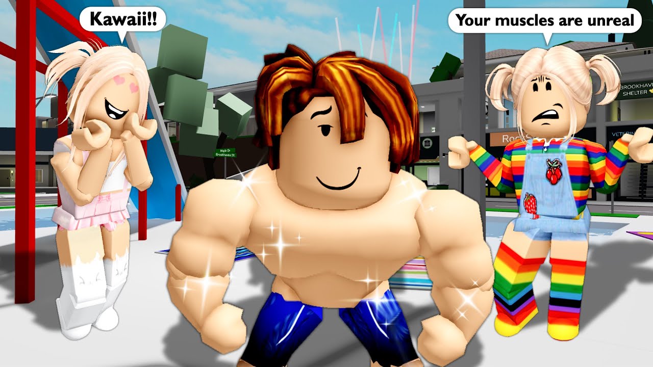 MUSCULAR BUDDY 💪🏻 Roblox Brookhaven 🏡 RP - Funny Moments - YouTube