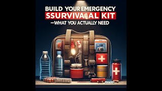 🧭Build Your Emergency Survival Kit – What You Actually Need