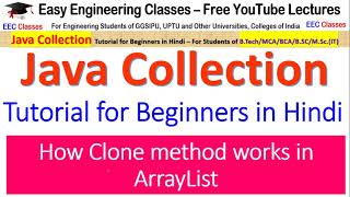 Java ArrayList Tutorial #7 | Clone Method Implementation | Shallow Copy Explanation with example