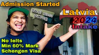 Latvia Feb Intake Admission Started | Register Now | No Ielts | Minimum Mark? | All Doubts Cleared