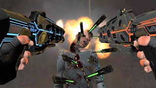 VRゲームのMODでAPEXの銃やアパッチヘリを追加してめちゃくちゃにして遊ぶ【ボーンワークス】