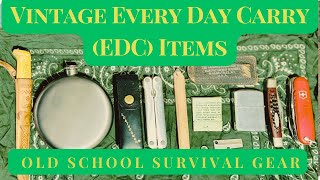 Vintage Every Day Carry - Old School Survival Gear from the 40s-80s