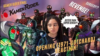 HE WANTS REVENGE?! | All Every Kamen Rider Final Opening (1971 - Gotchard) FIRST REACTION! PART 1