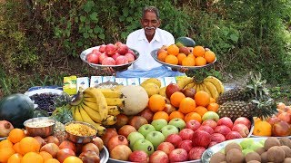 Fruit Salad Recipe | Indian Fruit Ninja | Amazing Fruit Salad | Healthy Fruits Salad by Our Grandpa