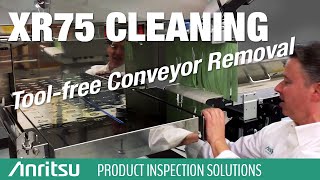 XR75 X-ray Conveyor/Belt Removal for Cleaning