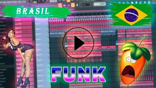 Funk Mellody Brasil | FL Studio 20 - FREE FLP (N4YLON Remix)