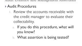 Management Assertions- Auditing- L7- Professor Helen Brown Liburd
