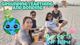 Fun Grounding | Earthing in the beach