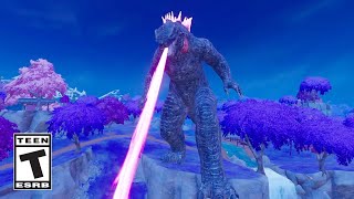 How to Become Godzilla in Fortnite (Godzilla Portal Location \u0026 Gameplay)