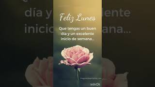 Feliz lunes y feliz inicio de semana