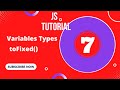Variable type and toFixedwith parseFloat javascript
