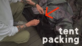 how to pack a your tent (all tents)