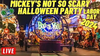 🔴 LIVE: Mickey's Not So Scary Halloween Party at Magic Kingdom in Walt Disney World 9/2/2024