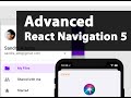 React Navigation 5 - iOS 13 animation modal, Drawer, Tab and Stack Navigator all-in-one.