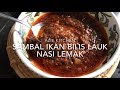 Sambal Ikan Bilis Lauk Nasi Lemak