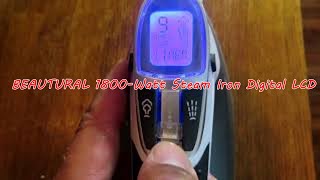 BEAUTURAL 1800-Watt Steam Iron Digital LCD Screen Best Iron for the Price! unboxing review