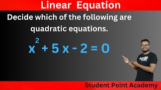 Is This a Quadratic Equation? | Understanding \u0026 Solving Quadratic Equations  |  x^2 + 5x - 2 = 0