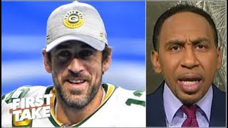 FIRST TAKE | Stephen A reacts to Aaron Rodgers & David Bakhtiari in packers vs Saints Week 1
