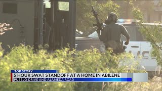 5-hour Abilene Swat standoff ends, suspect transported by ambulance