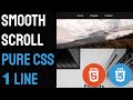 Smooth Scroll  Pure CSS | HTML & CSS