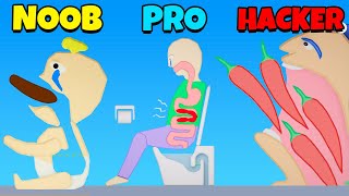 NOOB vs PRO vs HACKER - Eating Simulator