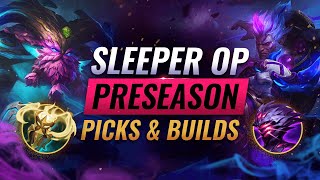 5 SLEEPER OP Builds That YOU SHOULD TRY This Preseason - League of Legends
