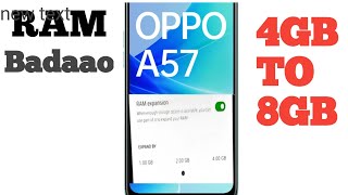 Oppo A57 RAM expansion  || Assistive Ball Remove From Screen on Oppo A57 Model